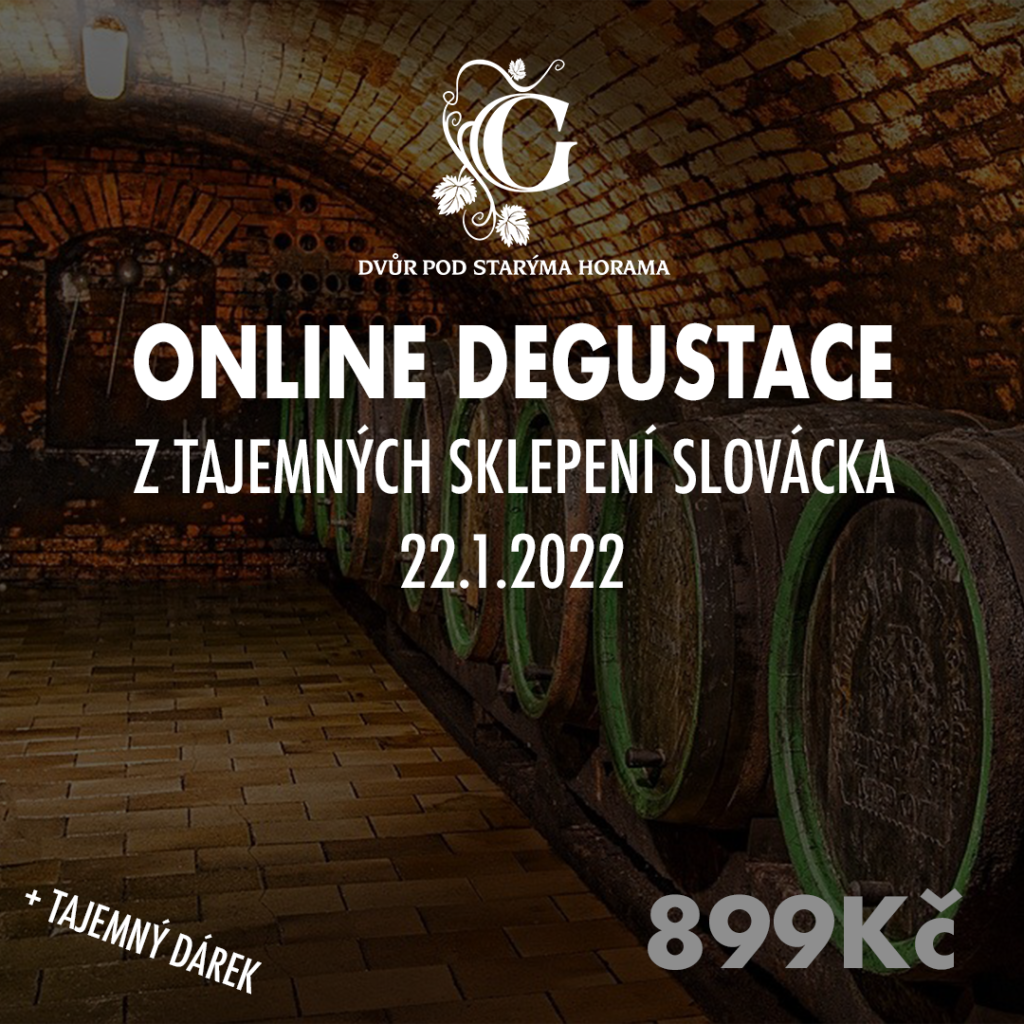 Online degustace z tajemných sklepení Slovácka -Boršice